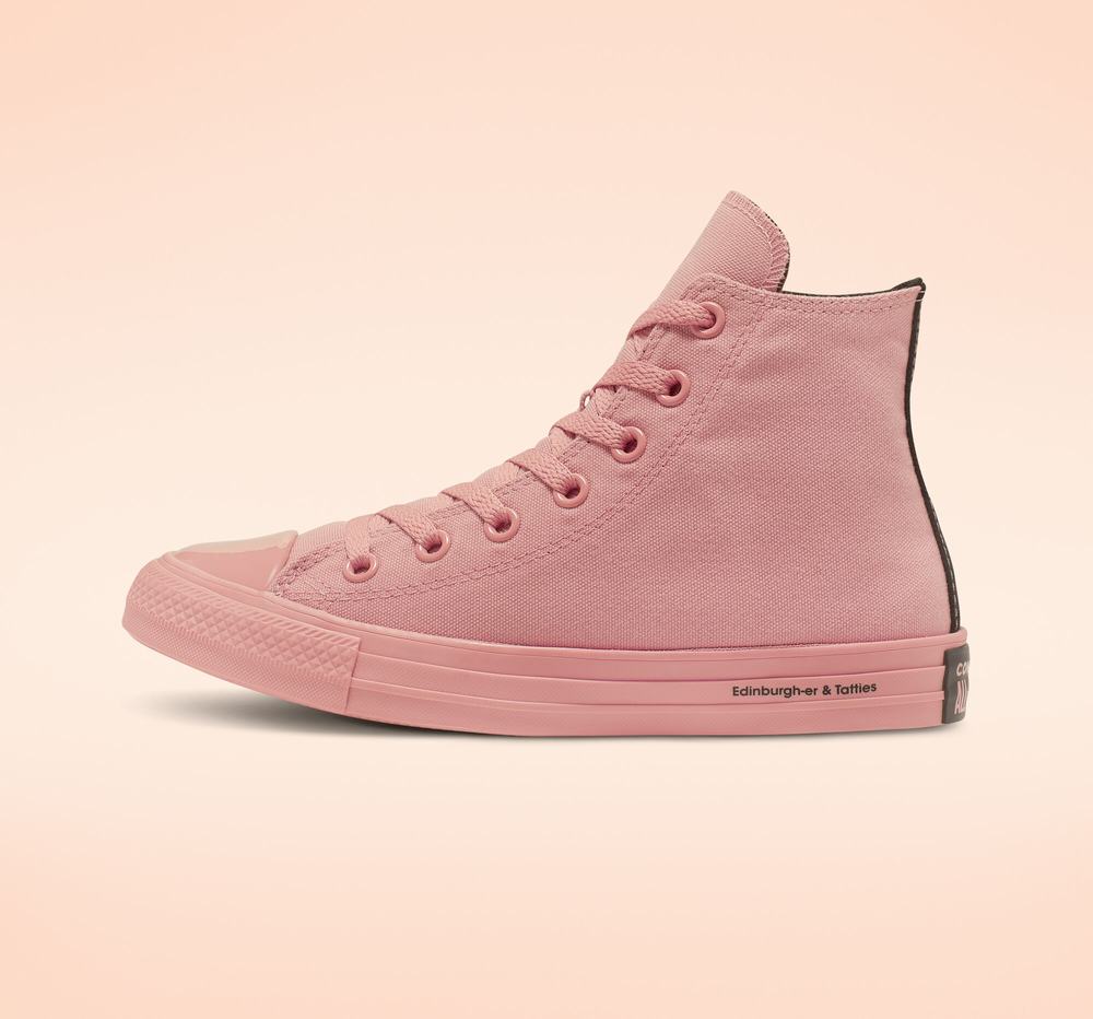 Tenis Converse x OPI Chuck Taylor All Star Cano Alto Mulher Rosa 725831AGS